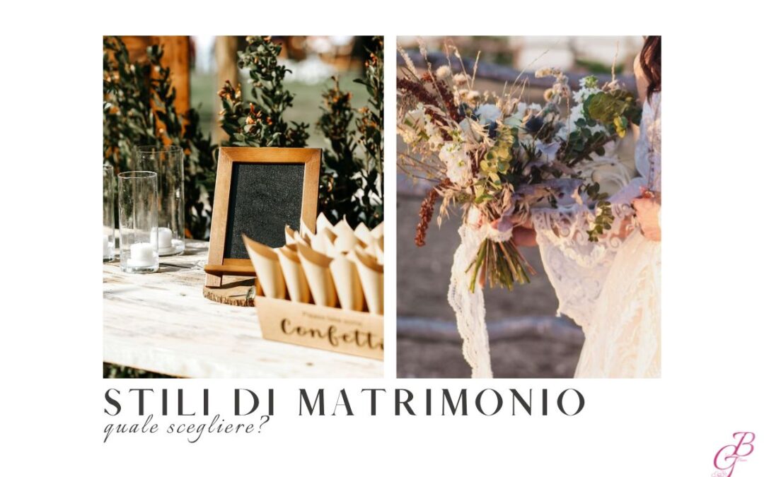 stili di matrimonio